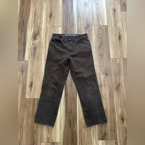 Duluth trading co Men's flex fire hose Brown pants size 32x30 - Picture 2 of 6